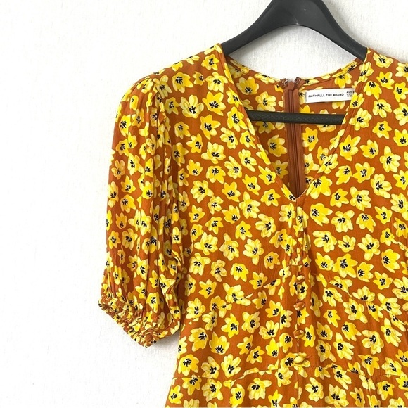 Faithfull The Brand Ilia Floral Mini Dress - Picture 5 of 14